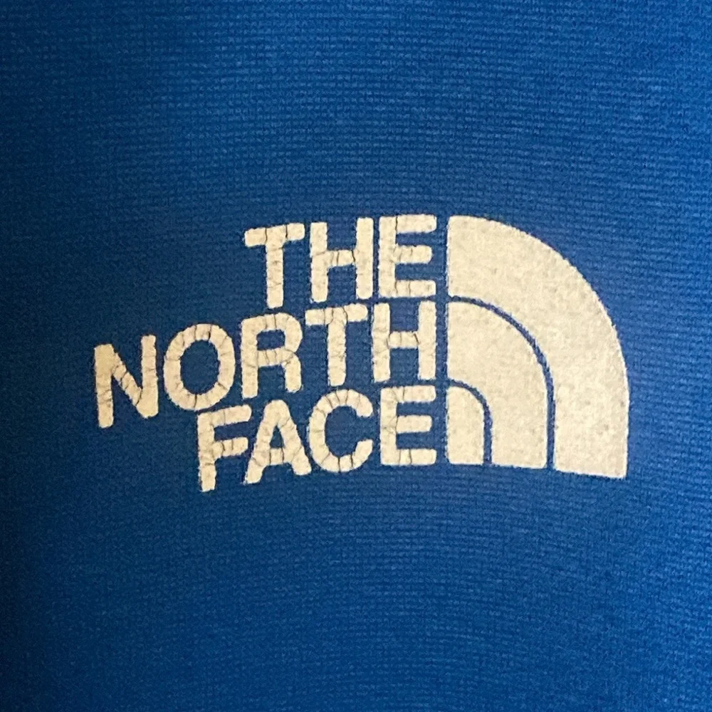 The North Face pullover hoodie sweatshirt size medium blue and white